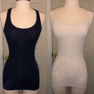 3/$15 - Set of 2 Ribbed Racerback Tanks